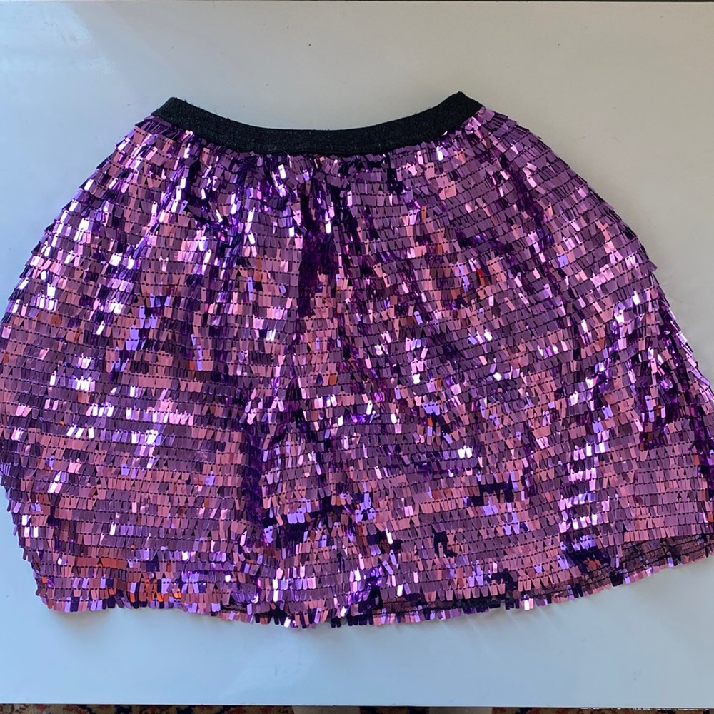 Razzle dazzle sequin skirt